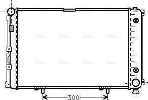 Ava Quality Cooling MS 2061 - Radiator, mühərrikin soyudulması furqanavto.az