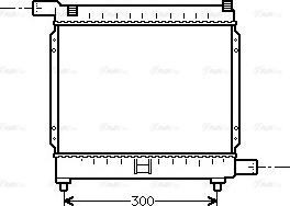 Ava Quality Cooling MS 2039 - Radiator, mühərrikin soyudulması furqanavto.az