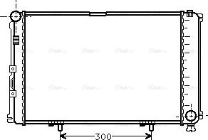 Ava Quality Cooling MS 2078 - Radiator, mühərrikin soyudulması furqanavto.az