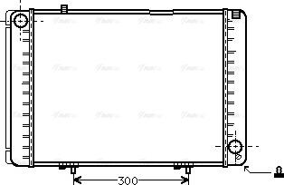 Ava Quality Cooling MS 2134 - Radiator, mühərrikin soyudulması furqanavto.az