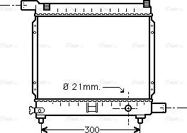 Ava Quality Cooling MS 2179 - Radiator, mühərrikin soyudulması furqanavto.az