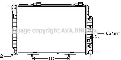 Ava Quality Cooling MS 2174 - Radiator, mühərrikin soyudulması furqanavto.az