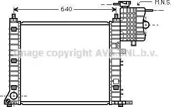 Ava Quality Cooling MS 2349 - Radiator, mühərrikin soyudulması furqanavto.az