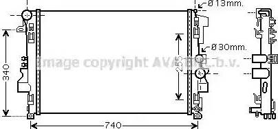 Ava Quality Cooling MS 2356 - Radiator, mühərrikin soyudulması furqanavto.az