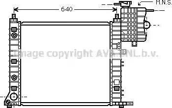 Ava Quality Cooling MS 2350 - Radiator, mühərrikin soyudulması furqanavto.az