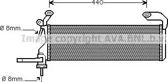 Ava Quality Cooling MS 2322 - Radiator, mühərrikin soyudulması furqanavto.az