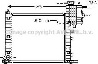 Ava Quality Cooling MS 2264 - Radiator, mühərrikin soyudulması furqanavto.az