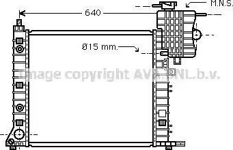 Ava Quality Cooling MS 2265 - Radiator, mühərrikin soyudulması furqanavto.az