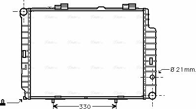 Ava Quality Cooling MS 2202 - Radiator, mühərrikin soyudulması furqanavto.az