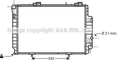 Ava Quality Cooling MS 2230 - Radiator, mühərrikin soyudulması furqanavto.az