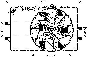 Ava Quality Cooling MS 7509 - Fen, radiator furqanavto.az