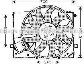 Ava Quality Cooling MS 7506 - Fen, radiator furqanavto.az