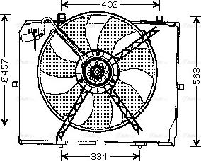 Ava Quality Cooling MS 7503 - Fen, radiator furqanavto.az