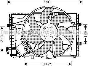 Ava Quality Cooling MS 7507 - Fen, radiator furqanavto.az