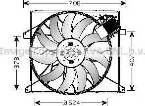 Ava Quality Cooling MS 7519 - Fen, radiator furqanavto.az