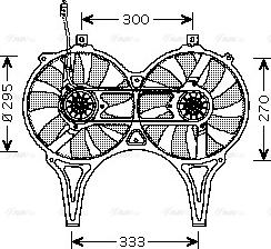 Ava Quality Cooling MS 7514 - Fen, radiator furqanavto.az