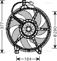 Ava Quality Cooling MS 7517 - Fen, radiator furqanavto.az