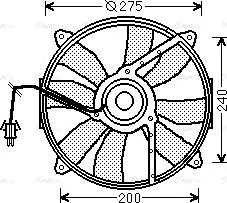 Ava Quality Cooling MS 7520 - Fen, radiator furqanavto.az