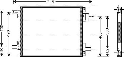 Ava Quality Cooling MSA5345 - Kondenser, kondisioner furqanavto.az