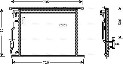 Ava Quality Cooling MSA5280 - Kondenser, kondisioner furqanavto.az