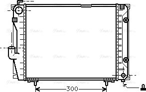 Ava Quality Cooling MSA2069 - Radiator, mühərrikin soyudulması furqanavto.az