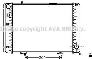 Ava Quality Cooling MSA2134 - Radiator, mühərrikin soyudulması furqanavto.az