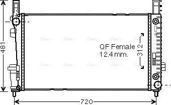 Ava Quality Cooling MSA2365 - Radiator, mühərrikin soyudulması furqanavto.az