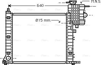 Ava Quality Cooling MSA2264 - Radiator, mühərrikin soyudulması furqanavto.az