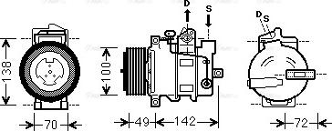 Ava Quality Cooling MSAK566 - Kompressor, kondisioner furqanavto.az