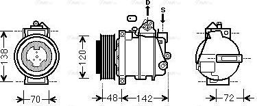 Ava Quality Cooling MSAK567 - Kompressor, kondisioner furqanavto.az