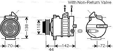 Ava Quality Cooling MSAK573 - Kompressor, kondisioner furqanavto.az