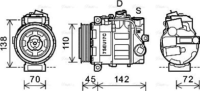 Ava Quality Cooling MSAK615 - Kompressor, kondisioner furqanavto.az