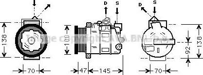 Ava Quality Cooling MSAK390 - Kompressor, kondisioner furqanavto.az