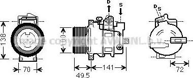 Ava Quality Cooling MS K476 - Kompressor, kondisioner furqanavto.az