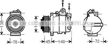 Ava Quality Cooling MSK561 - Kompressor, kondisioner furqanavto.az