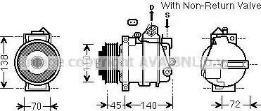 Ava Quality Cooling MSK568 - Kompressor, kondisioner furqanavto.az