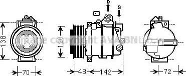 Ava Quality Cooling MSK567 - Kompressor, kondisioner furqanavto.az
