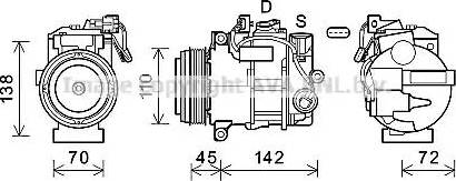 Ava Quality Cooling MSK676 - Kompressor, kondisioner furqanavto.az