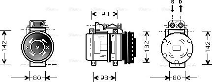 Ava Quality Cooling MS K083 - Kompressor, kondisioner furqanavto.az