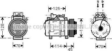 Ava Quality Cooling MS K278 - Kompressor, kondisioner furqanavto.az