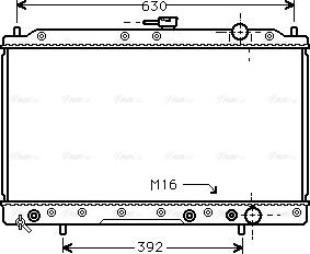 Ava Quality Cooling MT 2044 - Radiator, mühərrikin soyudulması furqanavto.az