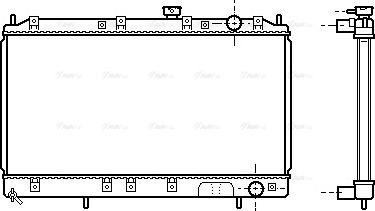 Ava Quality Cooling MT 2141 - Radiator, mühərrikin soyudulması furqanavto.az