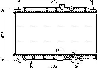 Ava Quality Cooling MT 2148 - Radiator, mühərrikin soyudulması furqanavto.az