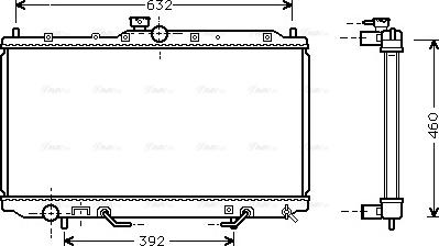 Ava Quality Cooling MT 2153 - Radiator, mühərrikin soyudulması furqanavto.az