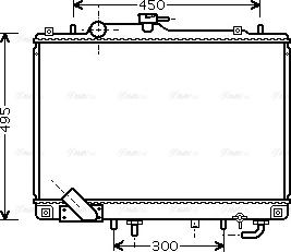 Ava Quality Cooling MT 2157 - Radiator, mühərrikin soyudulması furqanavto.az