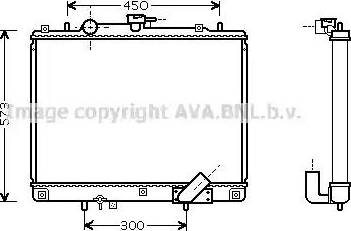 Ava Quality Cooling MT 2162 - Radiator, mühərrikin soyudulması furqanavto.az