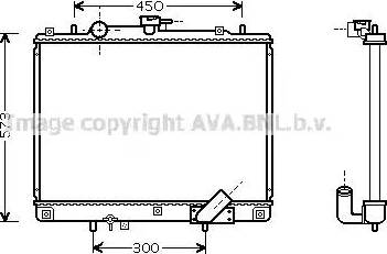 Ava Quality Cooling MT 2167 - Radiator, mühərrikin soyudulması furqanavto.az