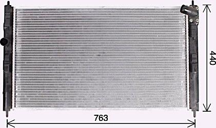 Ava Quality Cooling MT2276 - Radiator, mühərrikin soyudulması furqanavto.az