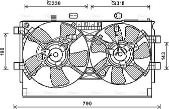 Ava Quality Cooling MT7529 - Fen, radiator furqanavto.az