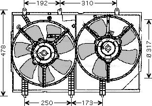 Ava Quality Cooling MT 7523 - Fen, radiator furqanavto.az